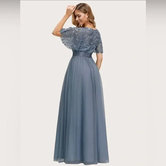 Ever Pretty Blue Evening Gown - Picture 2 of 8